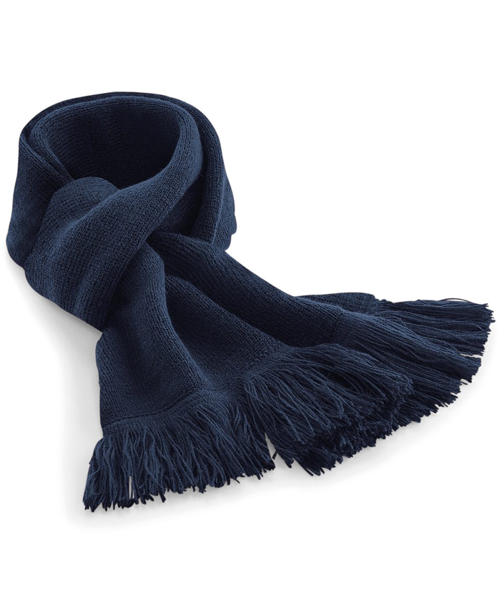 French Navy Classic knitted scarf