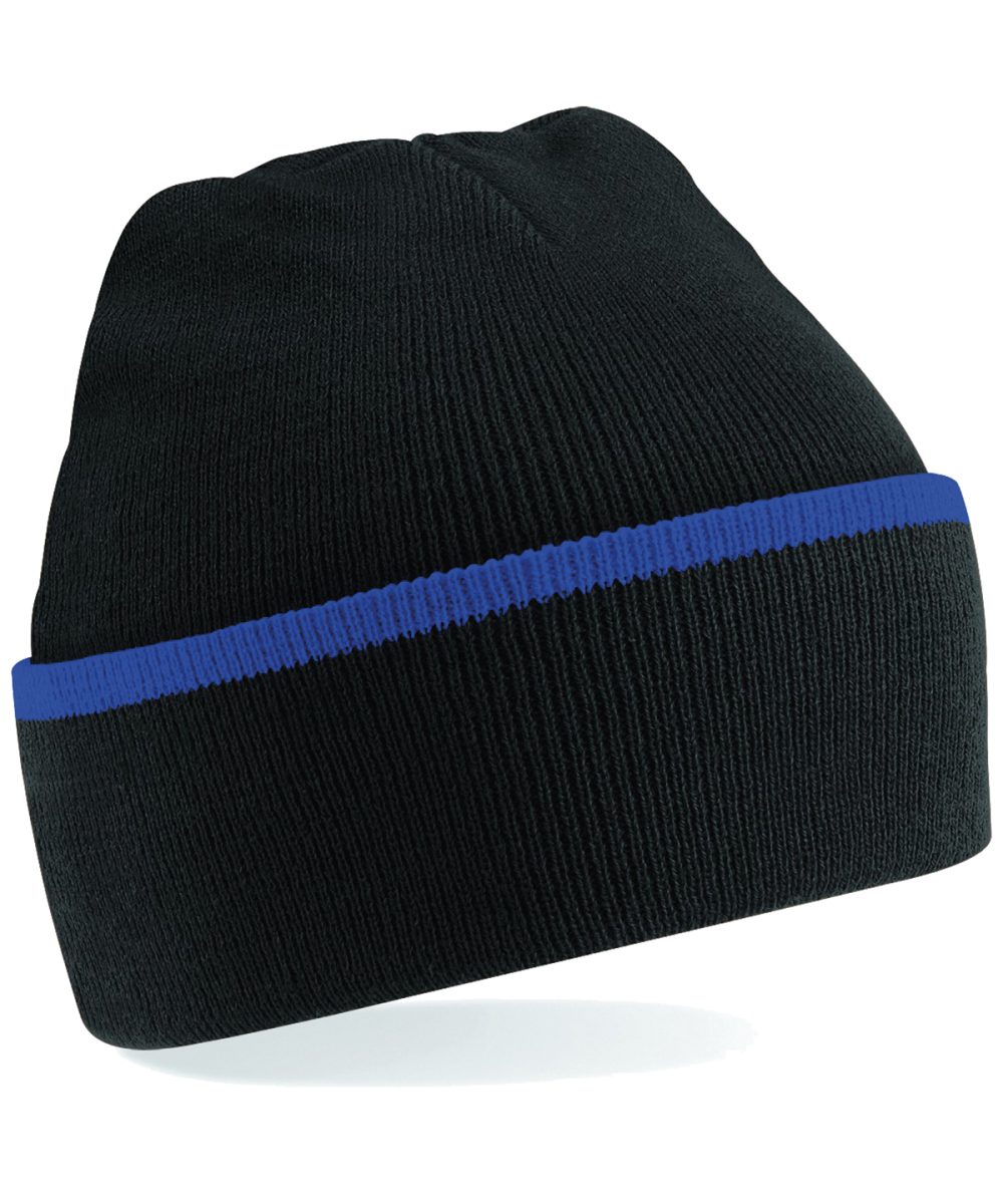 Black/Bright Royal Teamwear beanie