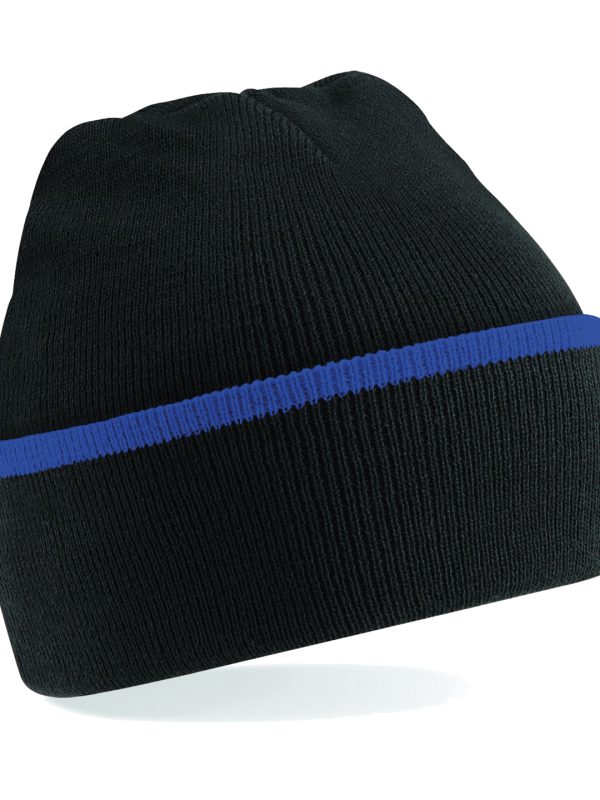 Black/Bright Royal Teamwear beanie