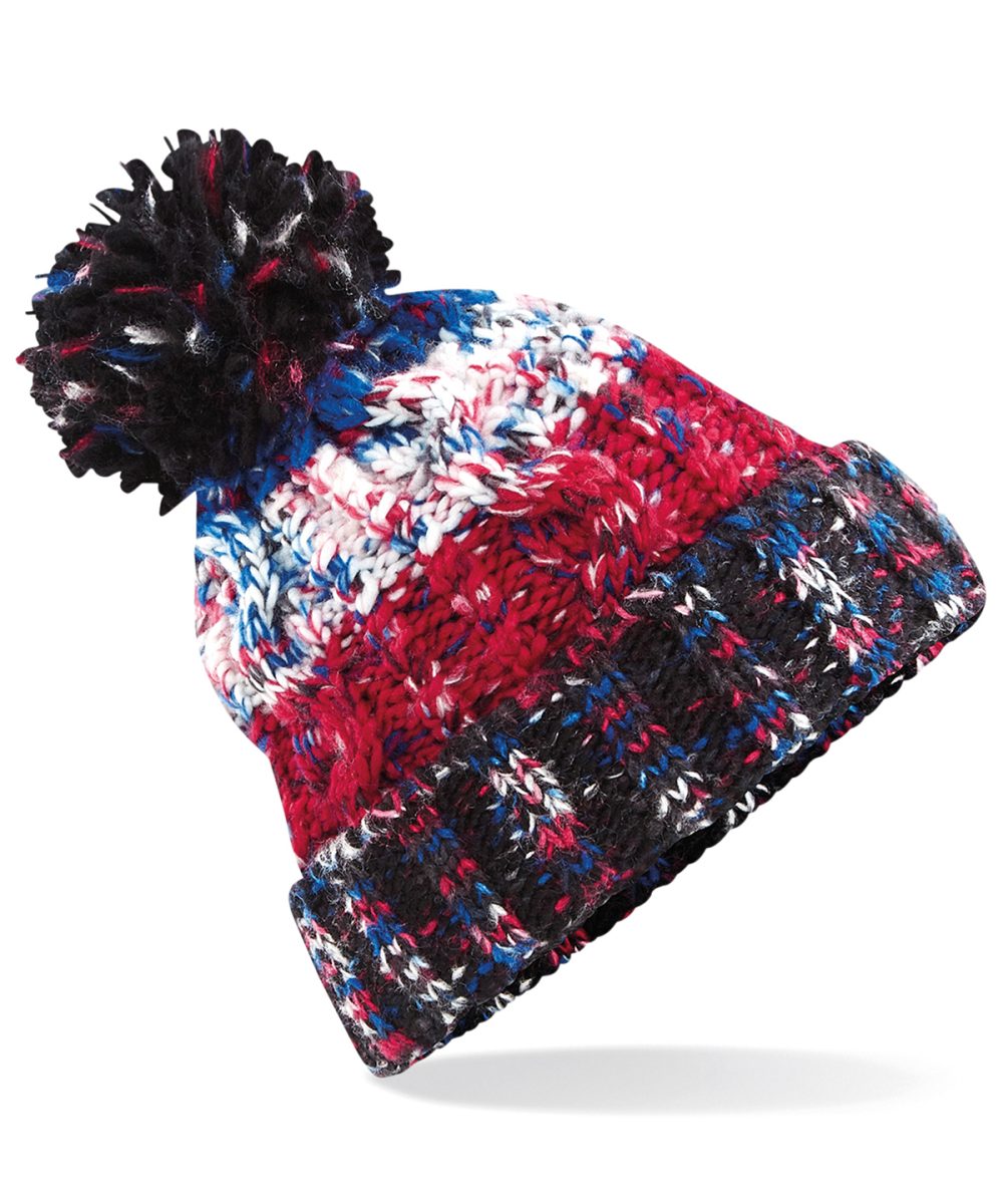 Black Jacks Corkscrew pom pom beanie