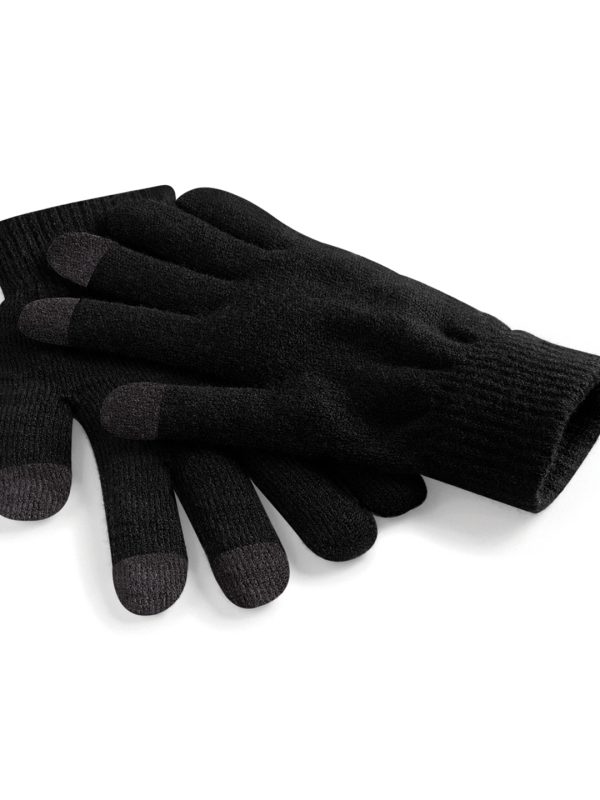 Black Touchscreen smart gloves