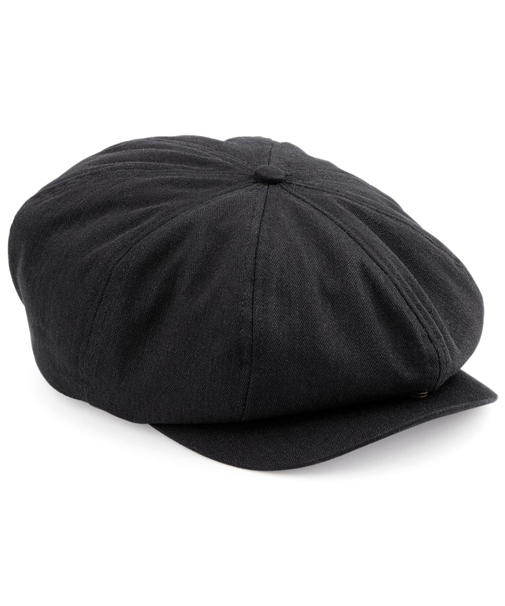 Black Newsboy cap