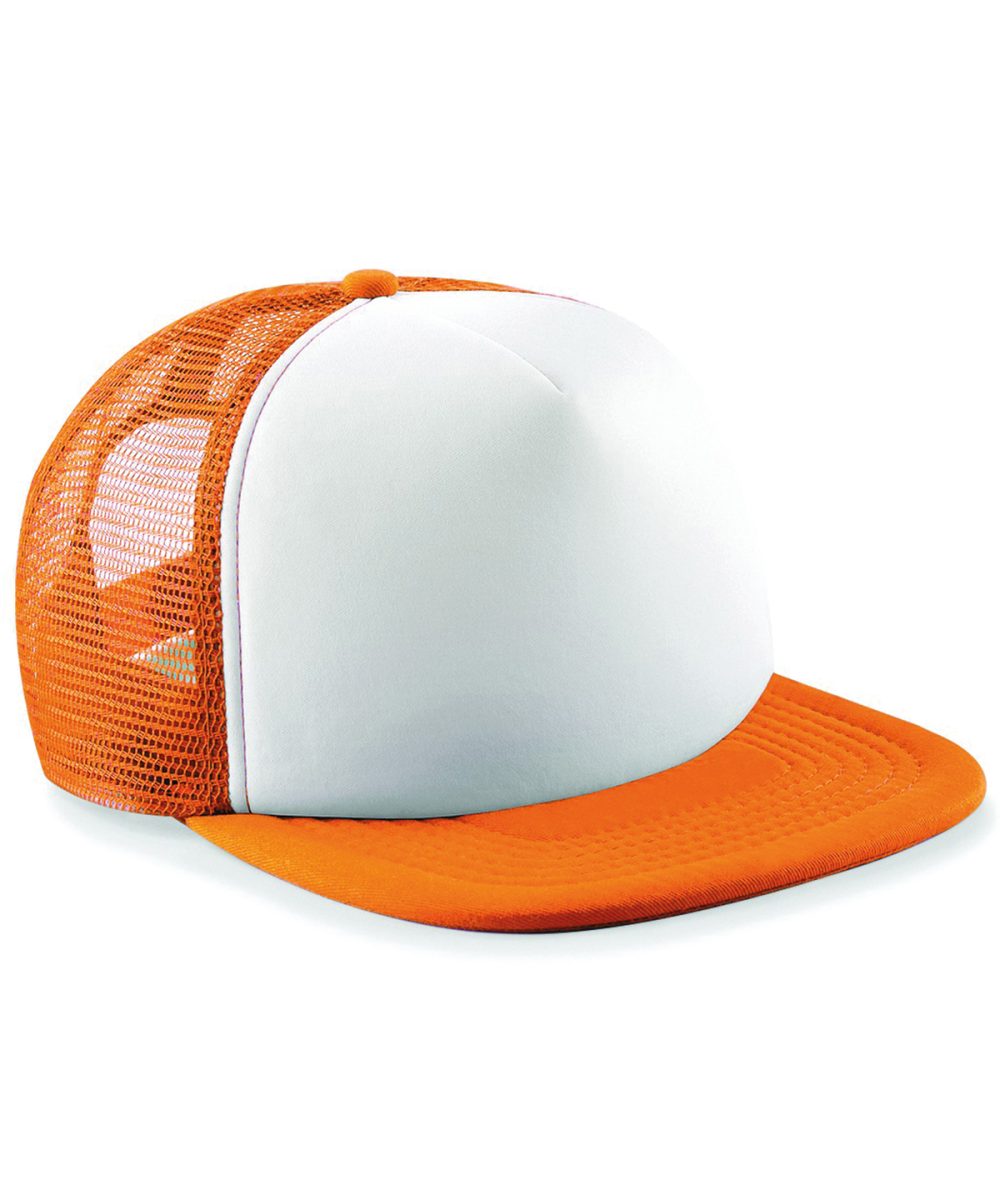 Orange/White Vintage snapback trucker