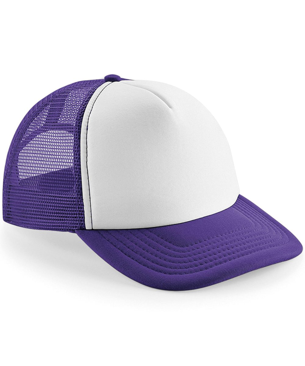 Purple/White Vintage snapback trucker