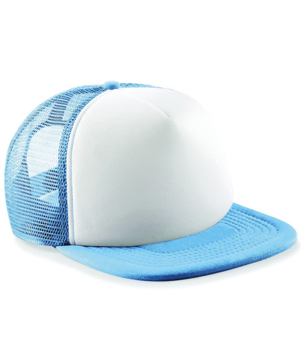 Sky Blue/White Vintage snapback trucker