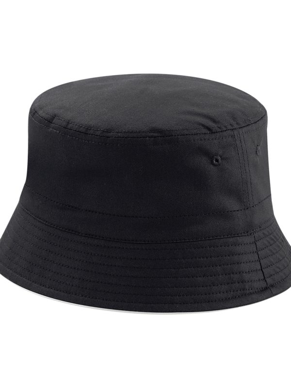 Black/Light Grey Reversible bucket hat