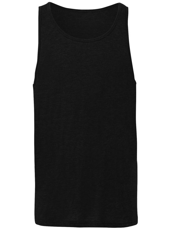 Black Unisex Jersey tank top