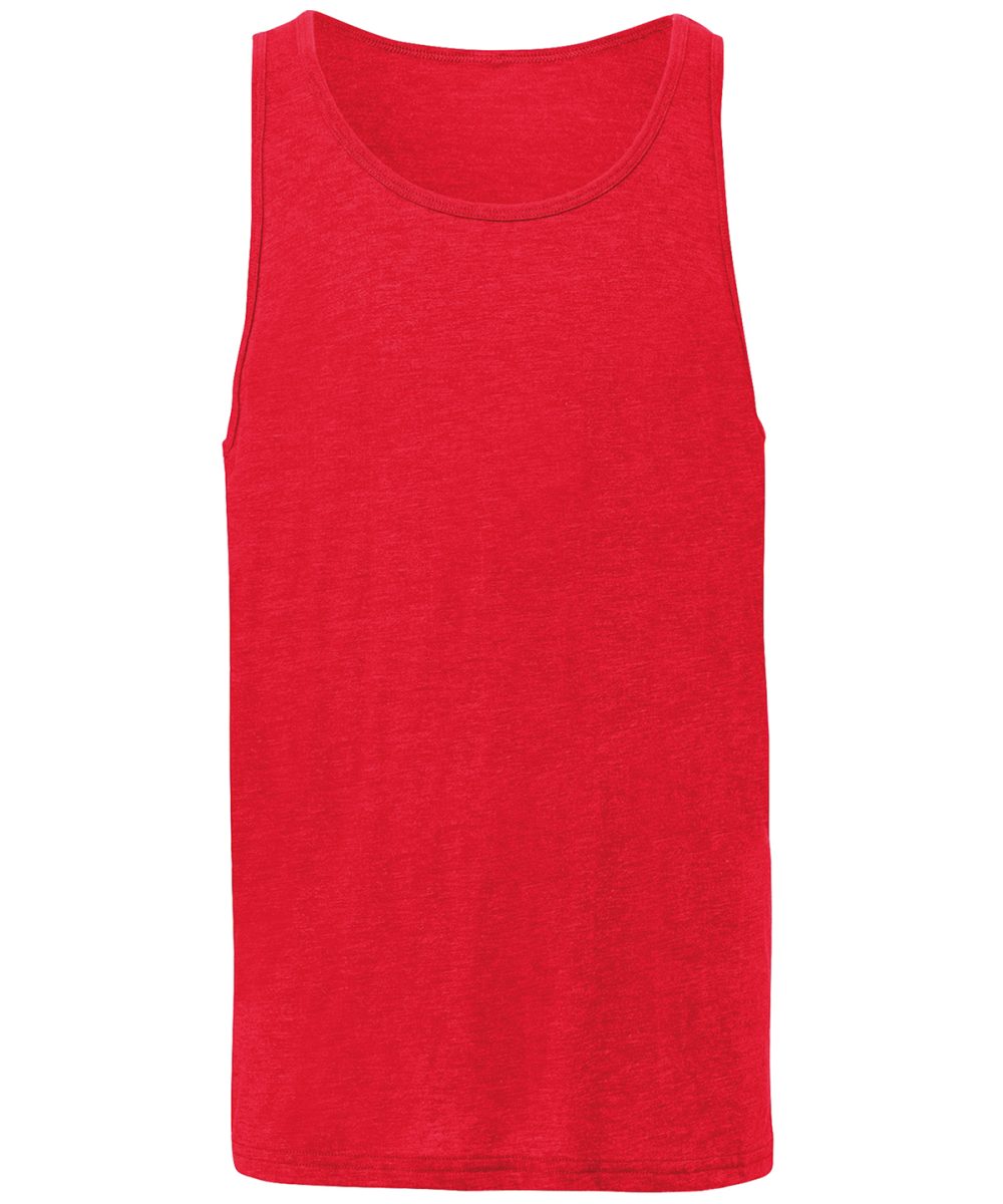 Red Unisex Jersey tank top