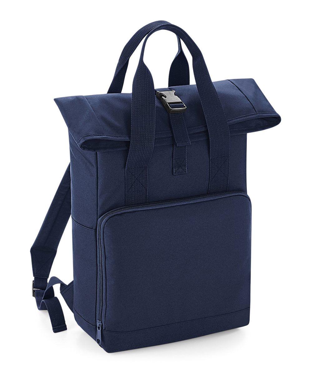 Navy Dusk Twin handle roll-top backpack