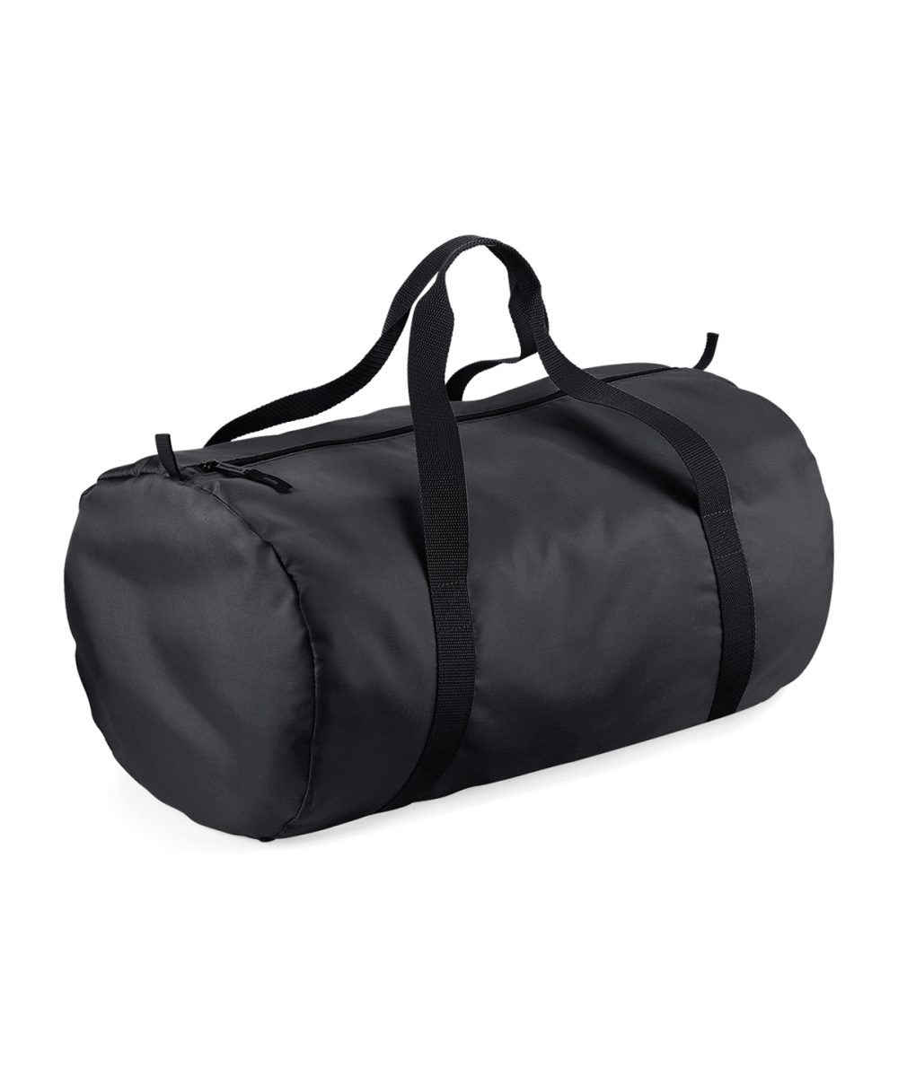 Black/Black Packaway barrel bag