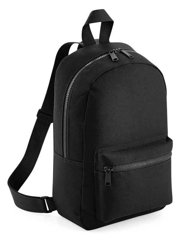 Black Mini essential fashion backpack