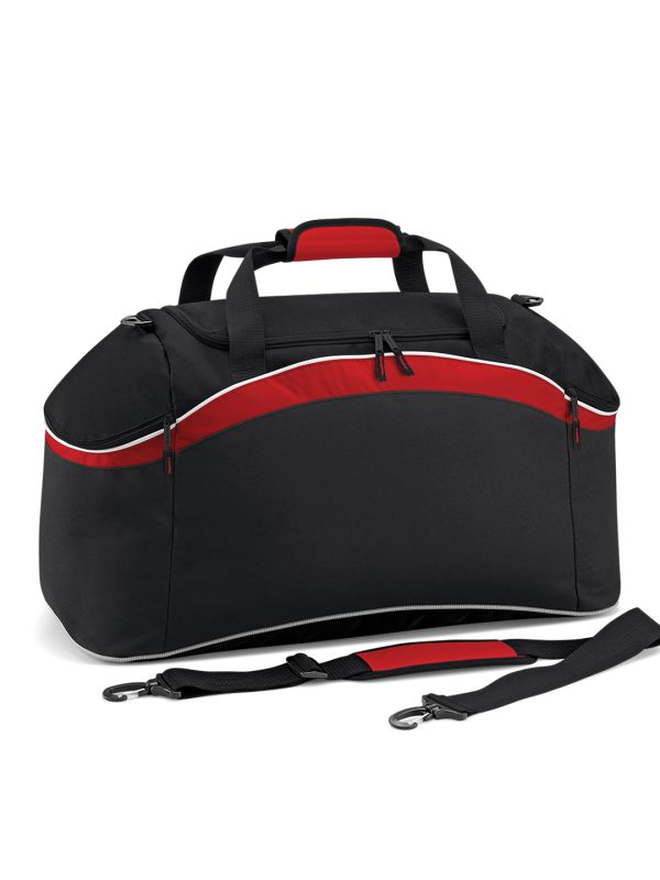 Black/Classic Red/White Teamwear holdall