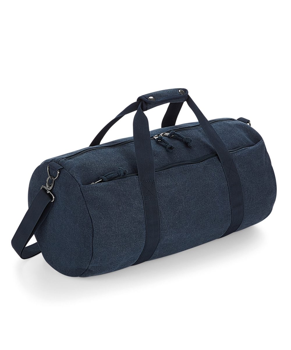 Vintage Oxford Navy Vintage canvas barrel bag