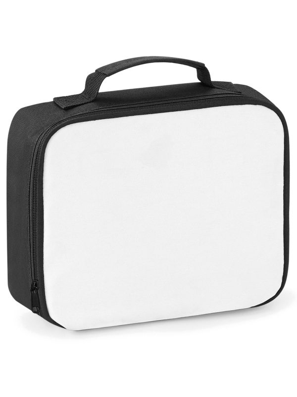 Black Sublimation lunch cooler bag