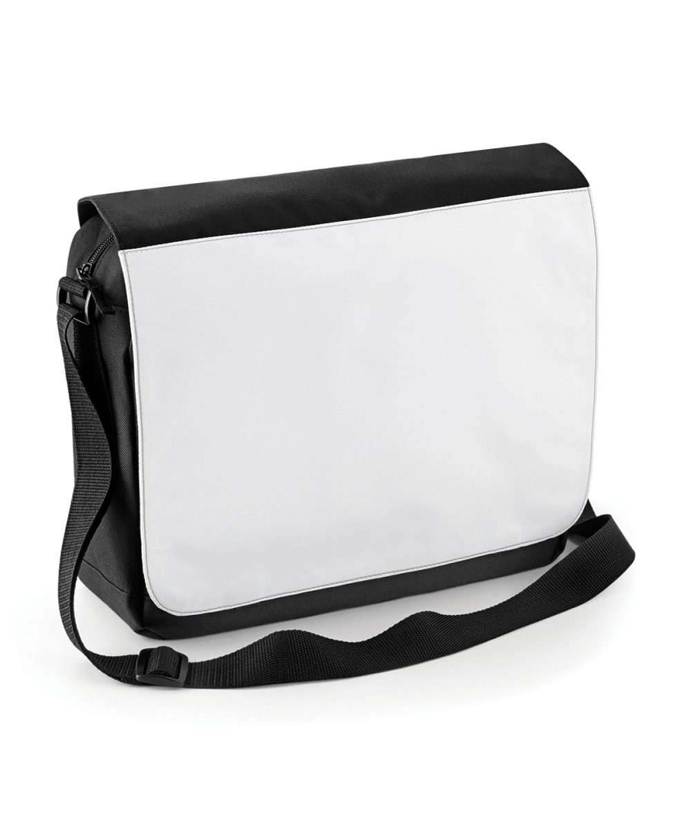 Black Sublimation messenger bag