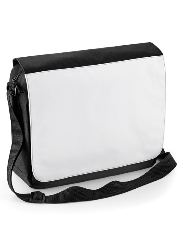 Black Sublimation messenger bag