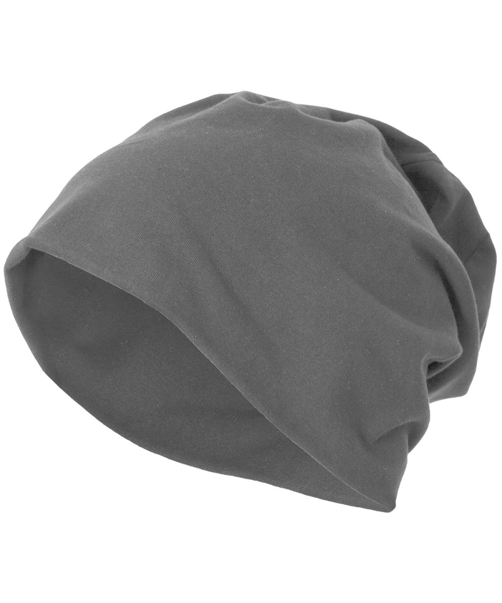 Mid Grey Jersey beanie