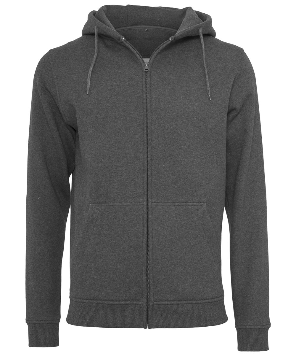 Charcoal Heavy zip hoodie