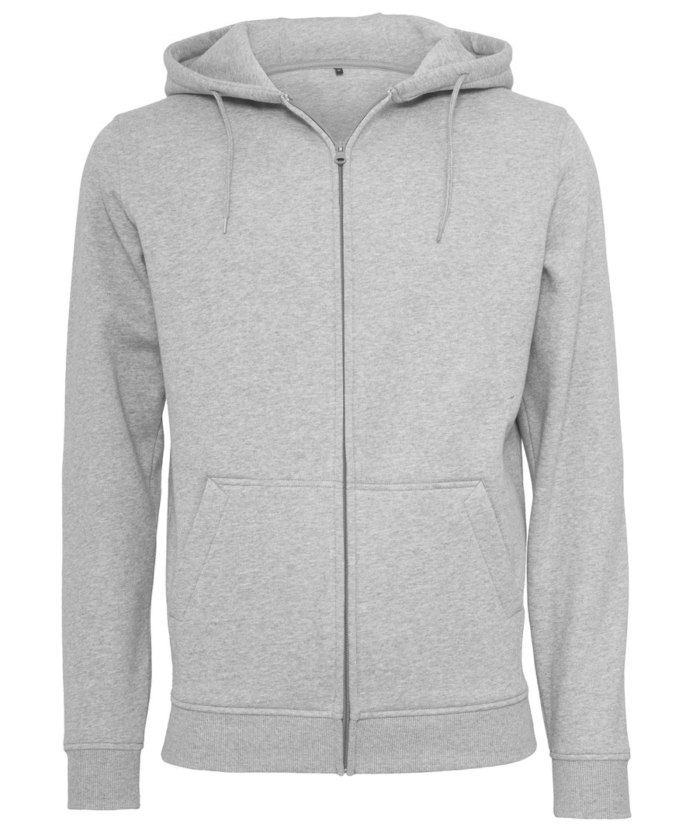 Heather Grey Heavy zip hoodie