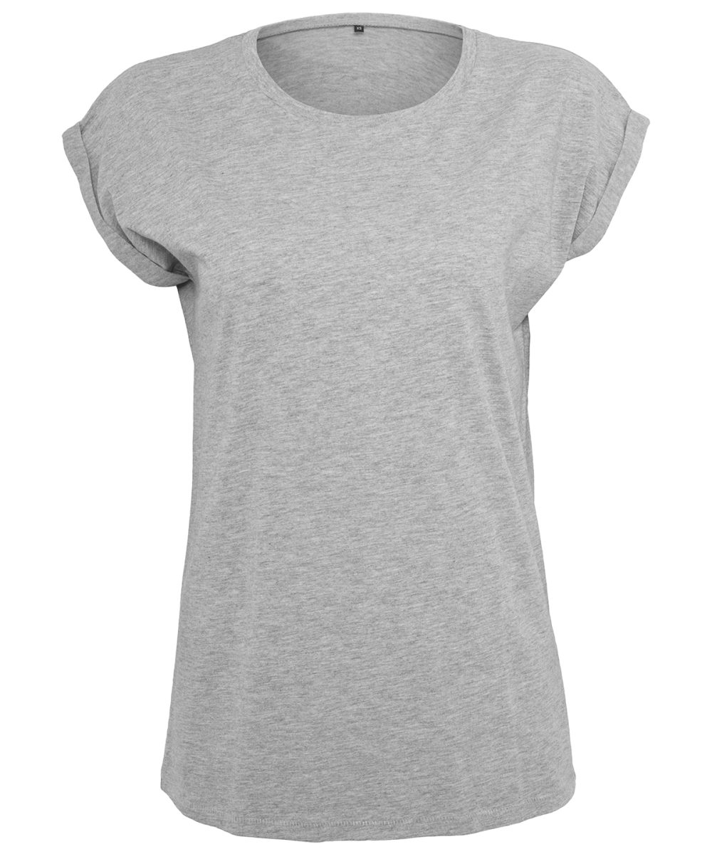 Heather Grey*† Women's extended shoulder tee