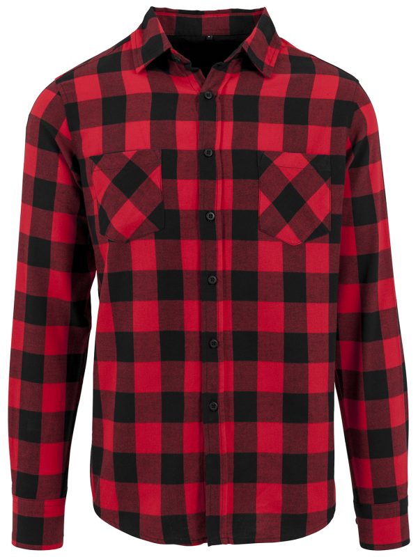 Black/Red Checked flannel shirt