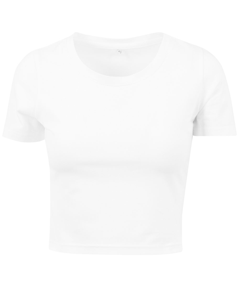 White Women's cropped tee