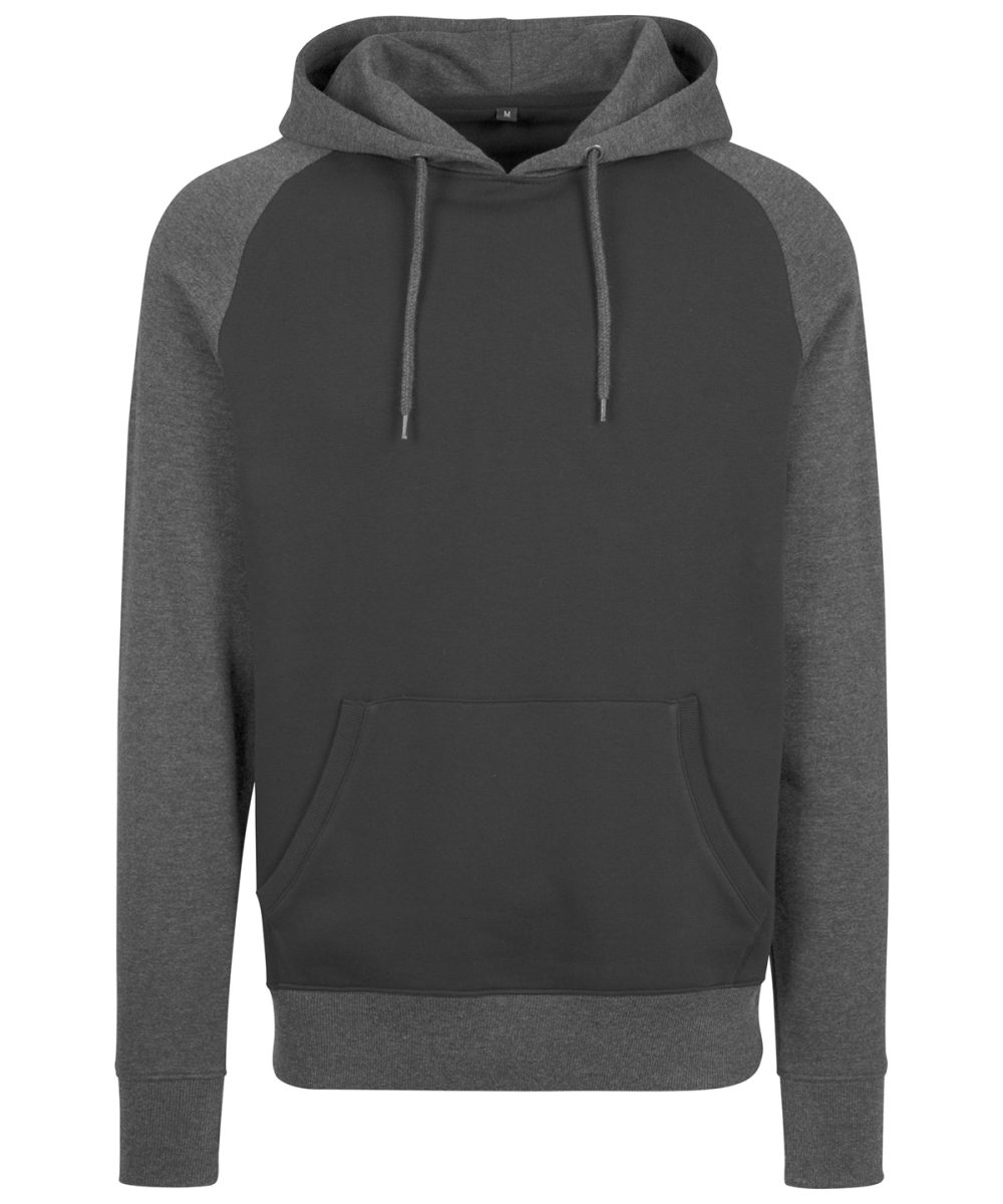 Black/Charcoal Raglan hoodie