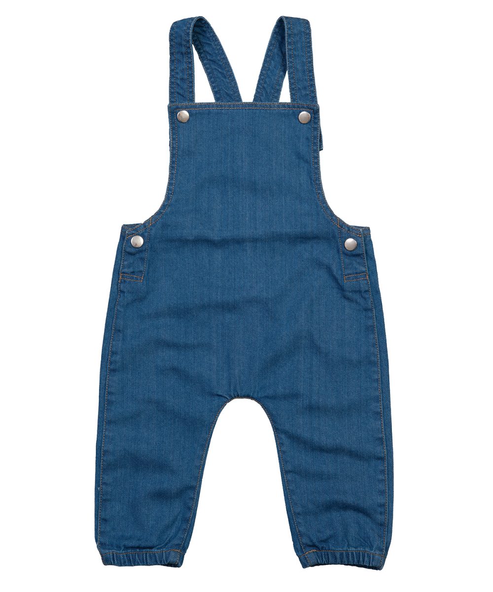 Organic Denim Baby Rocks denim dungarees