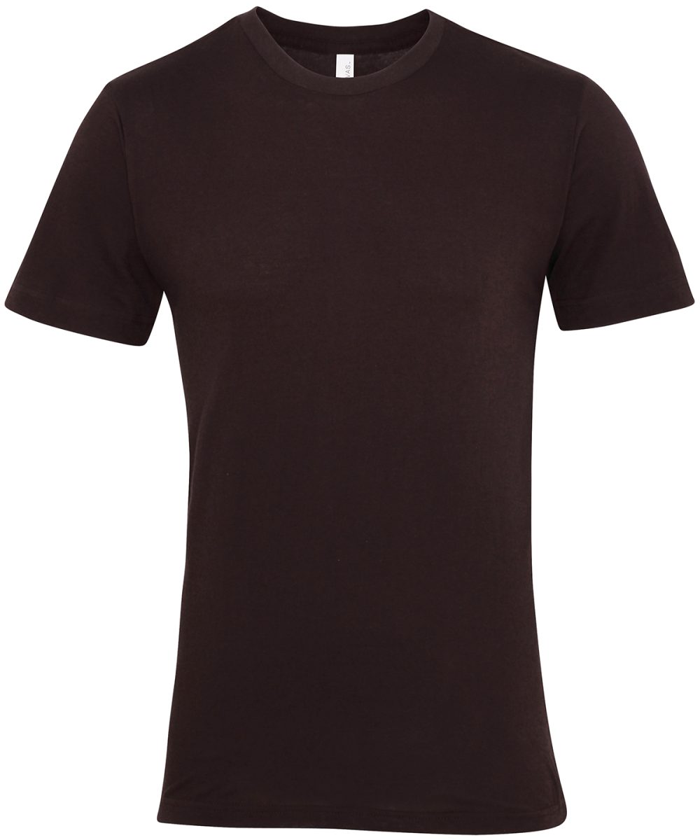 Brown Unisex Jersey crew neck t-shirt