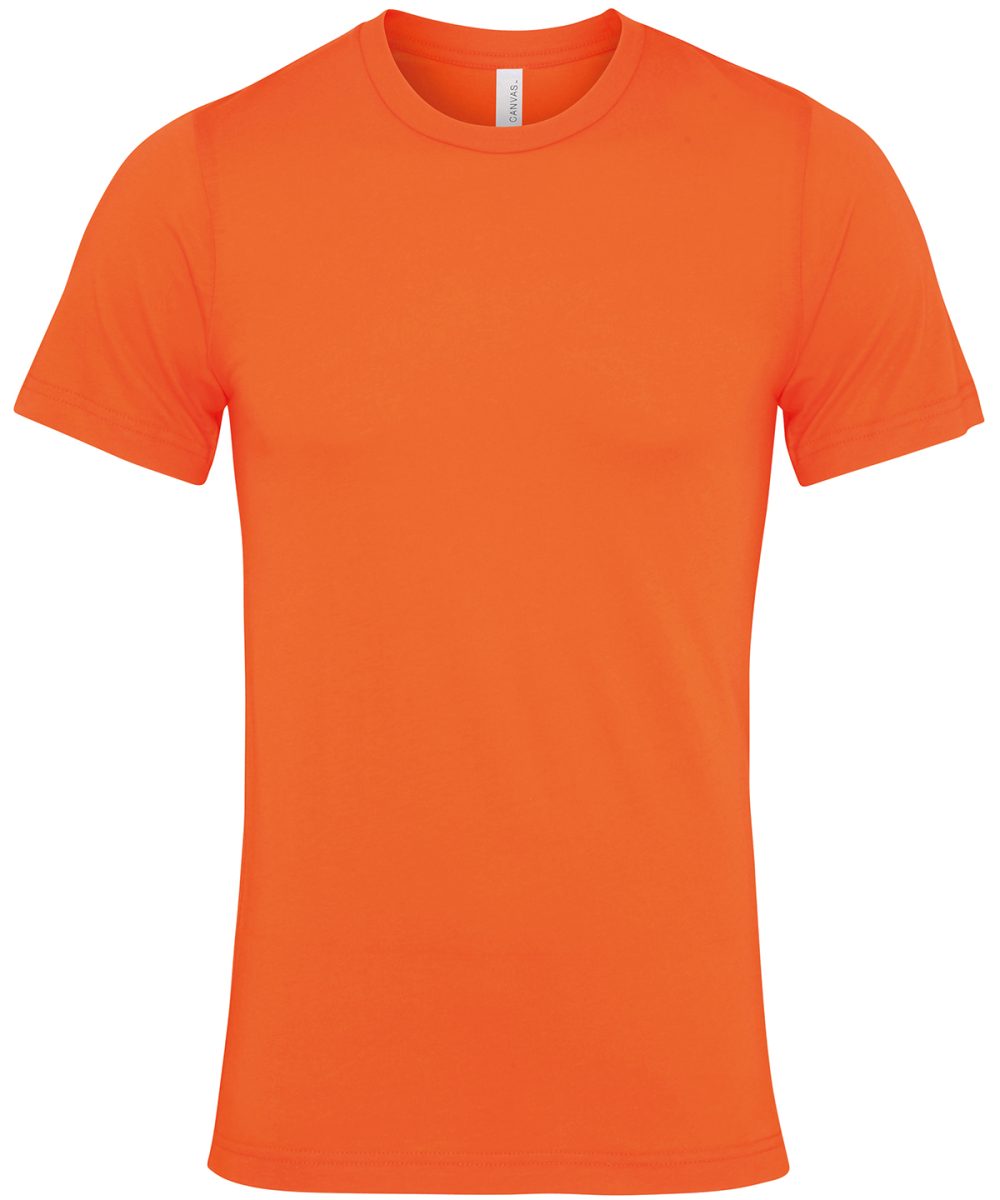 Orange Unisex Jersey crew neck t-shirt