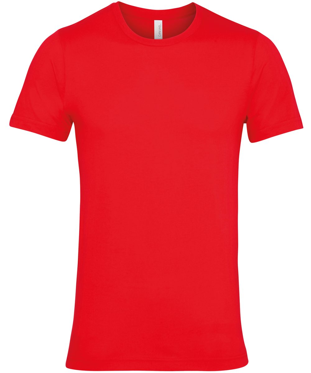 Red Unisex Jersey crew neck t-shirt