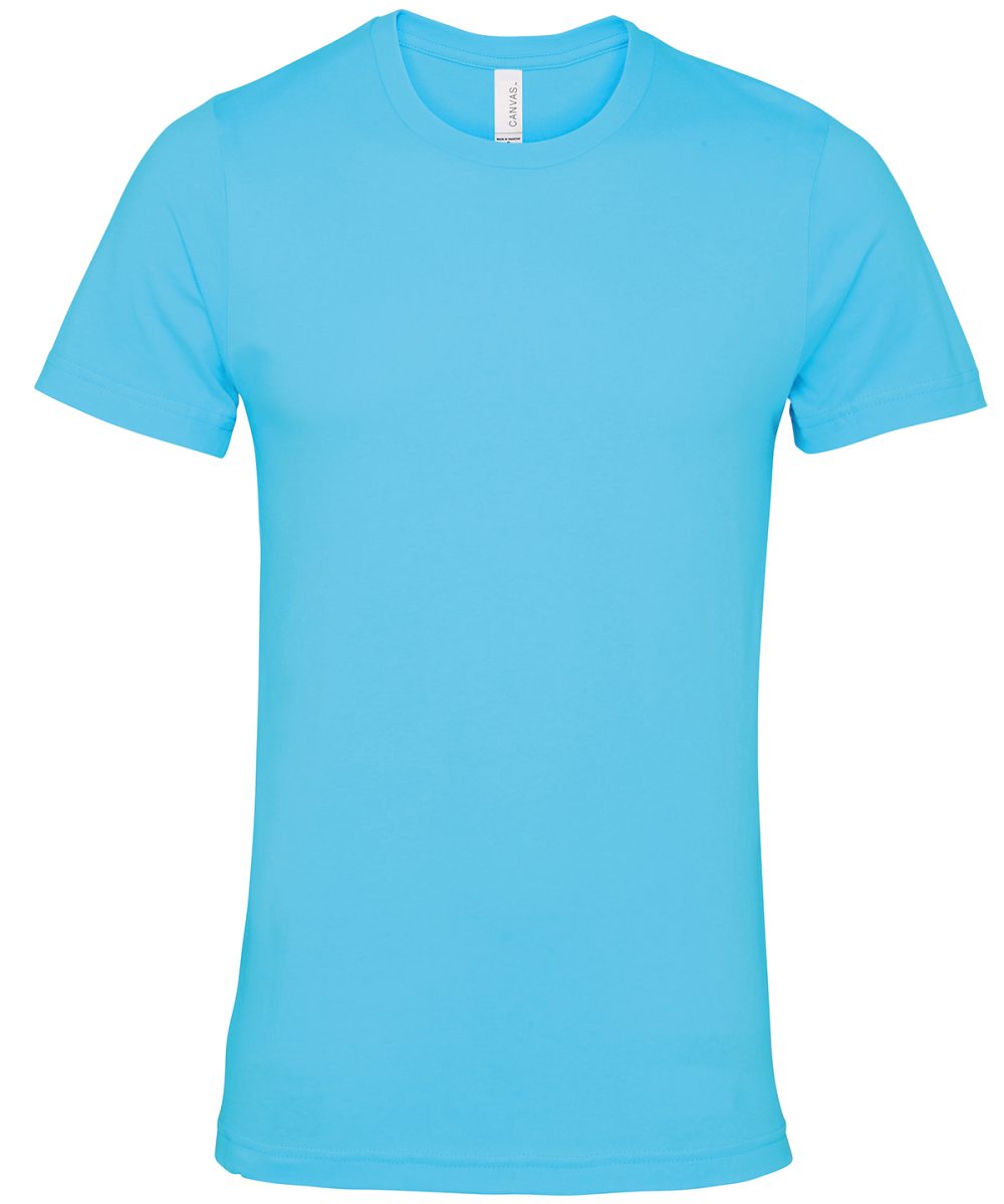 Turquoise Unisex Jersey crew neck t-shirt