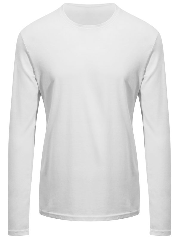 Arctic White Erawan organic long-sleeve tee