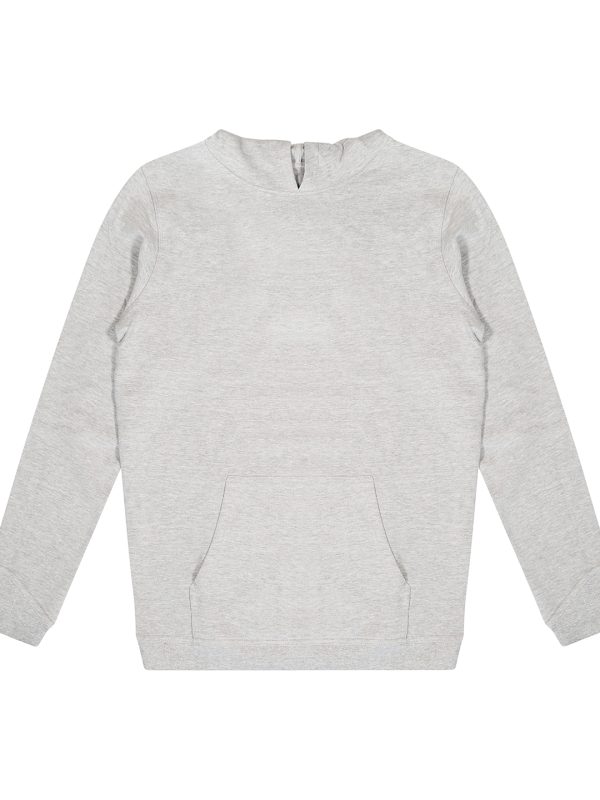 Heather Grey Corcovado organic hoodie