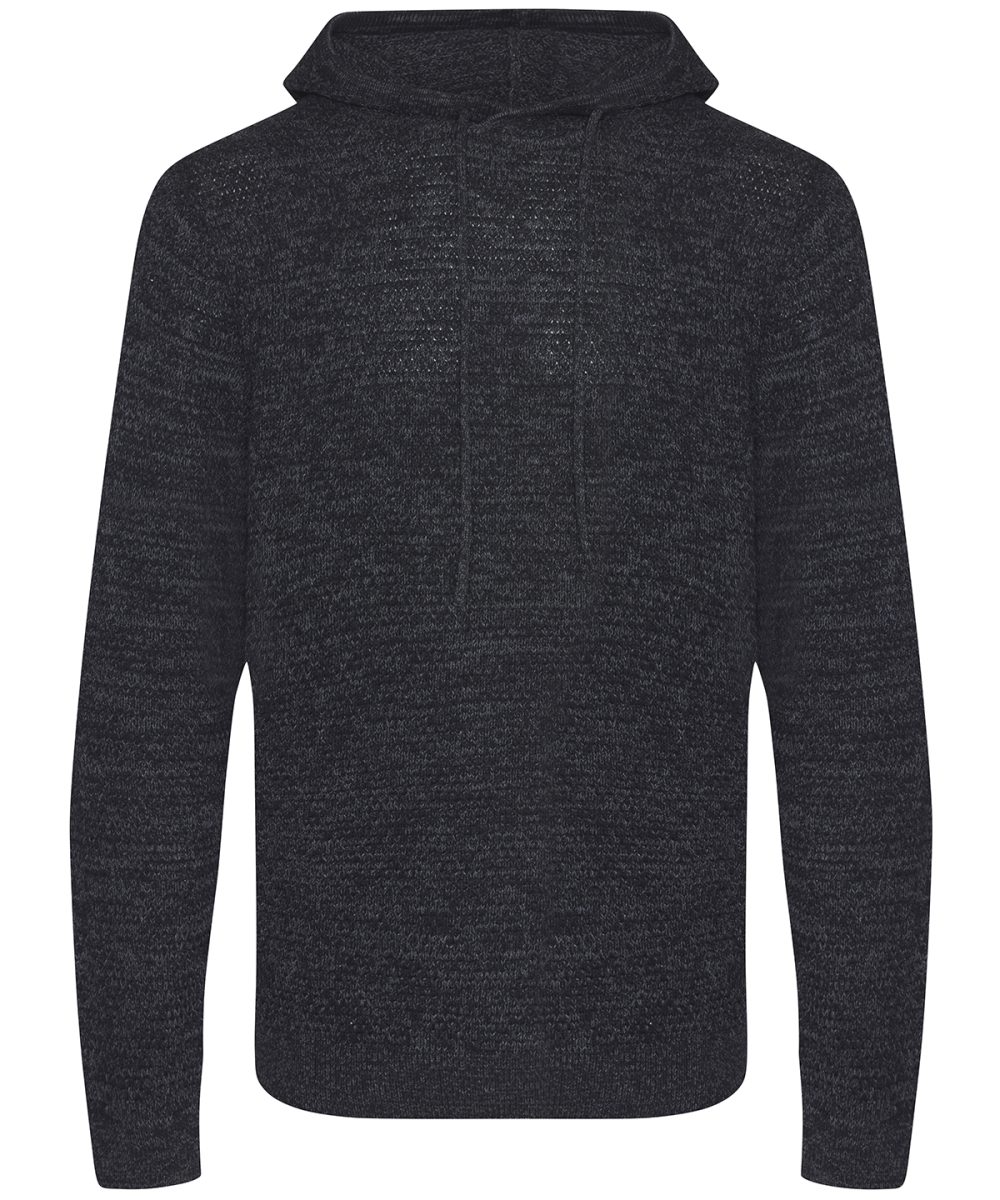 Charcoal/Black Iguazu regen knitted hoodie