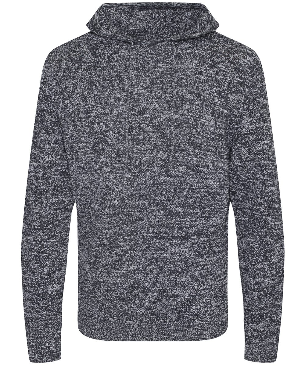 Heather/Charcoal Iguazu regen knitted hoodie