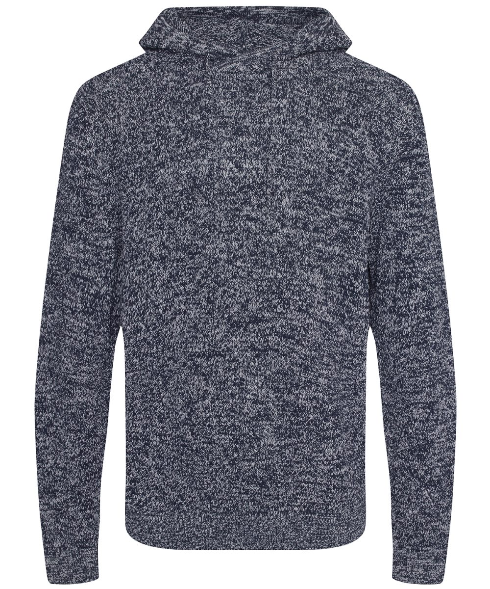 Navy/Heather Grey Iguazu regen knitted hoodie