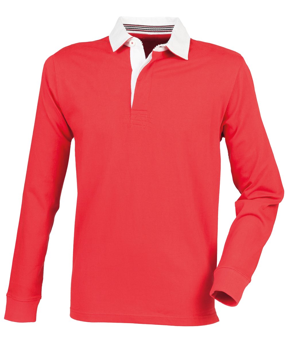 Red Premium superfit rugby shirt