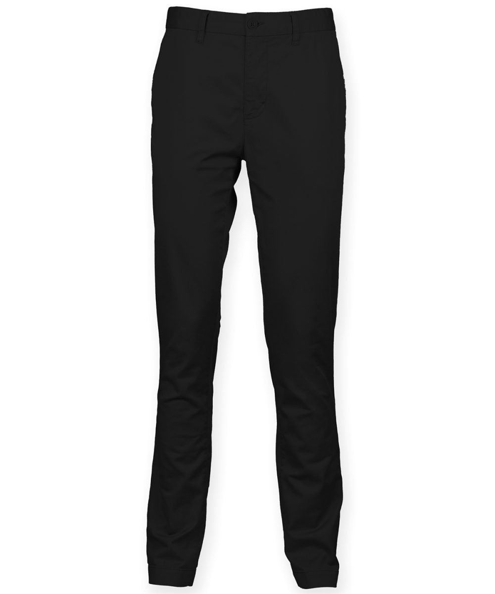 Black Stretch chinos