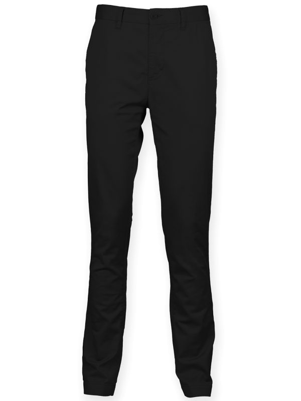 Black Stretch chinos