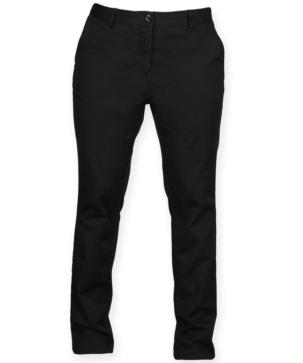 Black Women's stretch chinos