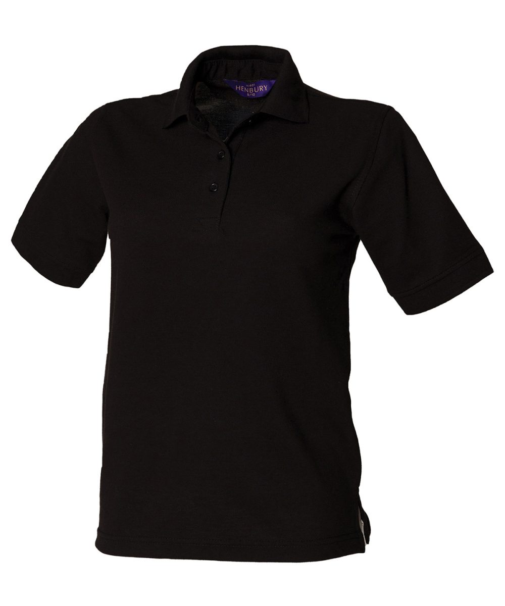 Black Women's 65/35 polo shirt