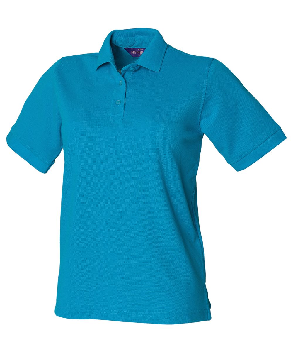 Turquoise Women's 65/35 polo shirt