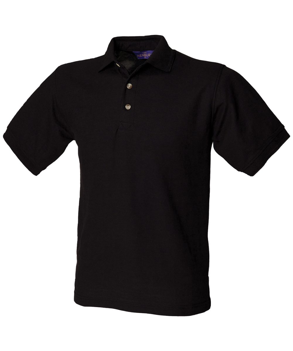 Black Ultimate 65/35 polo shirt