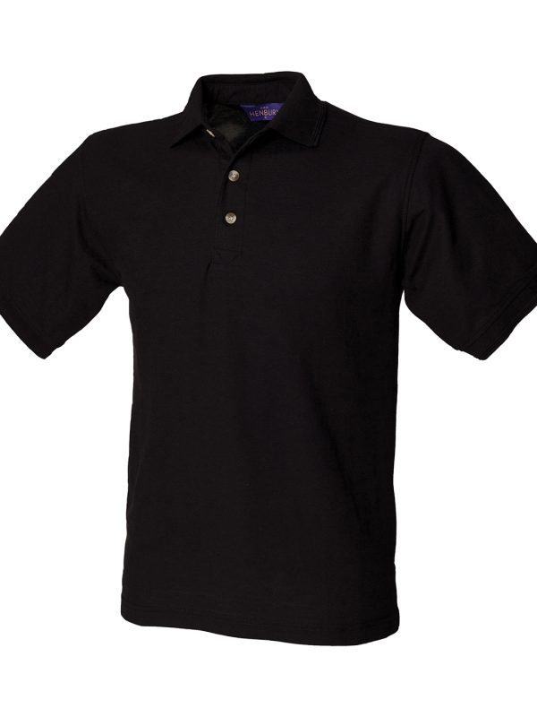 Black Ultimate 65/35 polo shirt