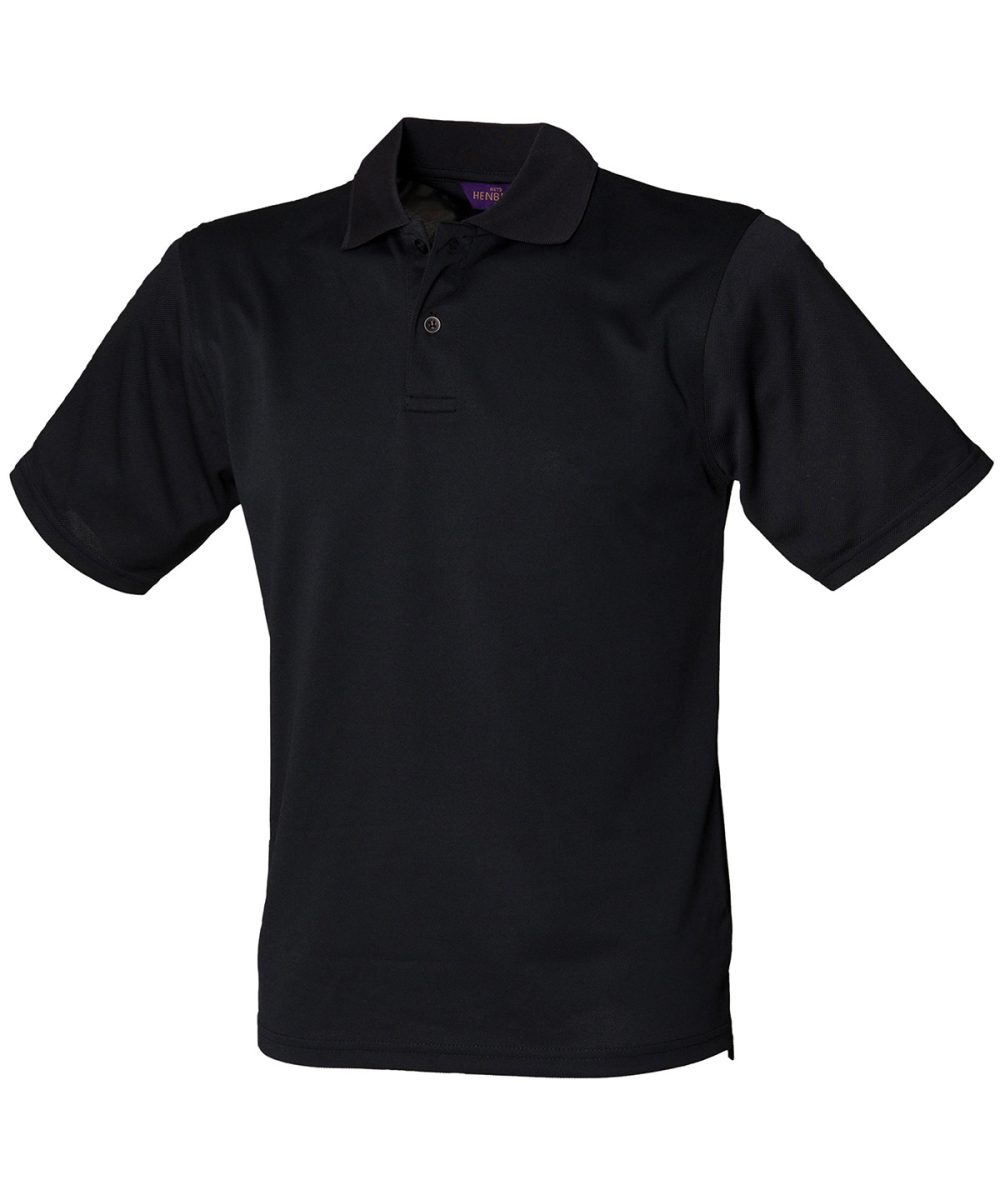 Black*† Coolplus® polo shirt