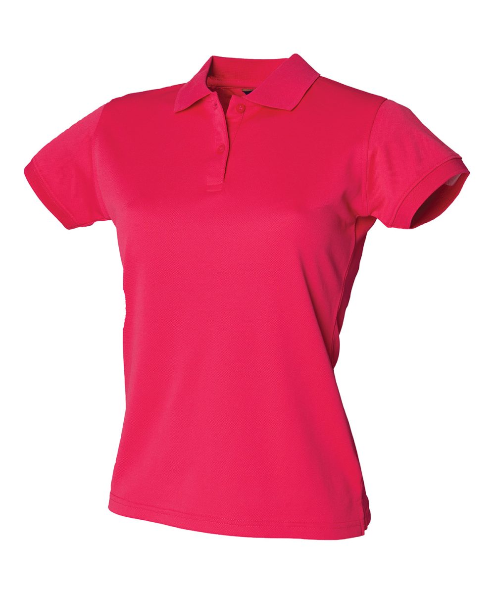 Bright Pink Women's Coolplus® polo shirt