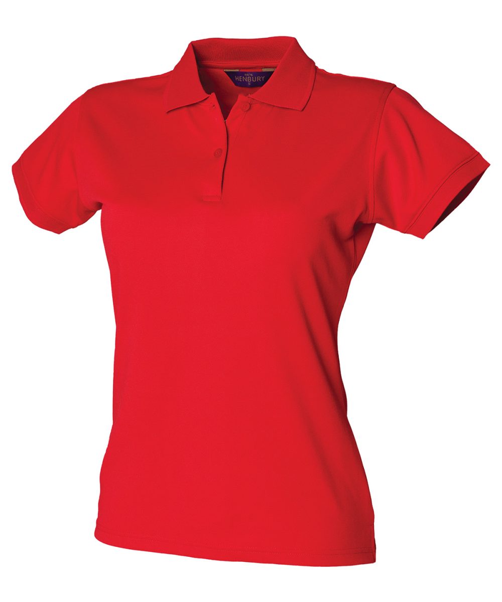 Classic Red Women's Coolplus® polo shirt