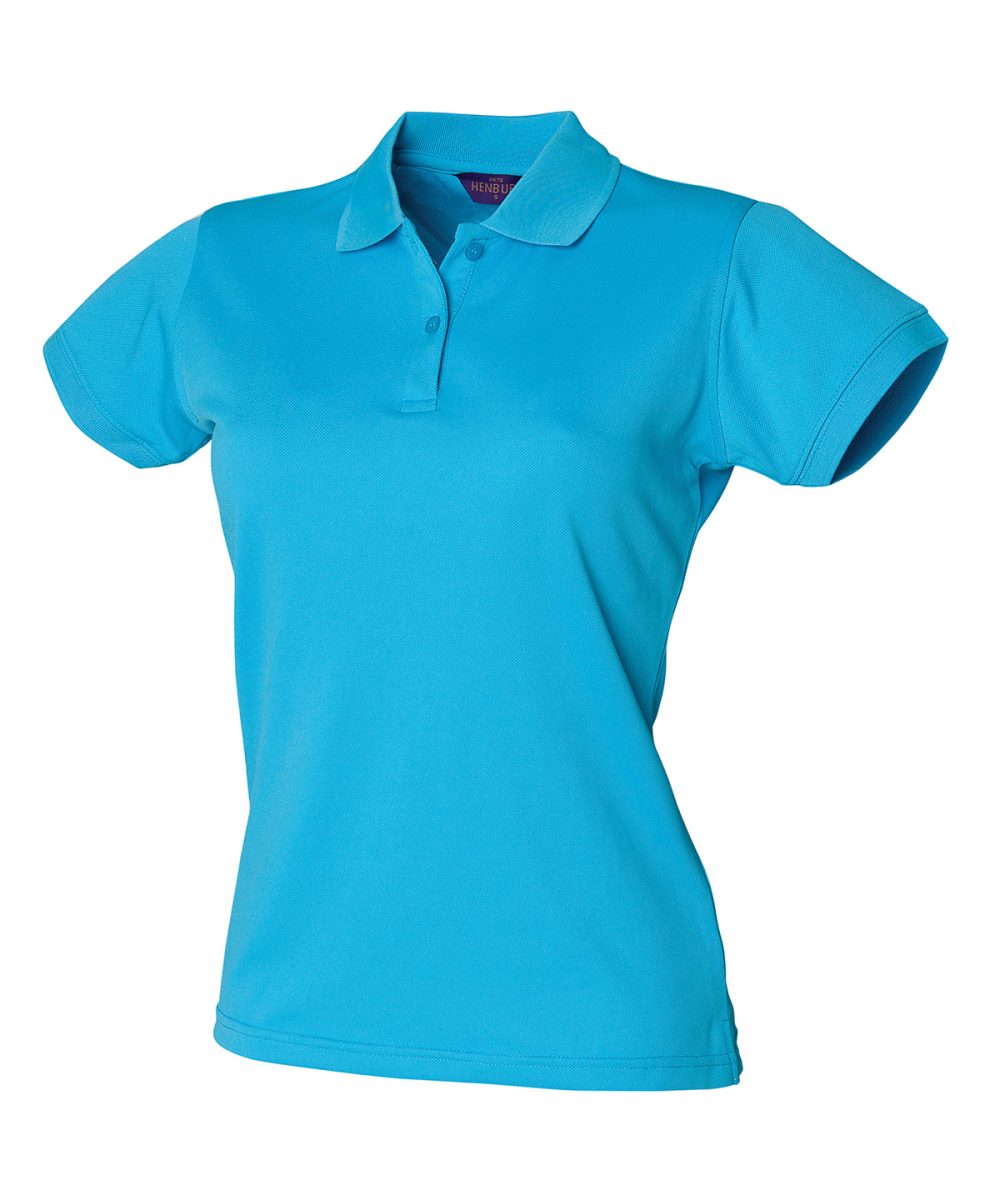 Turquoise Women's Coolplus® polo shirt