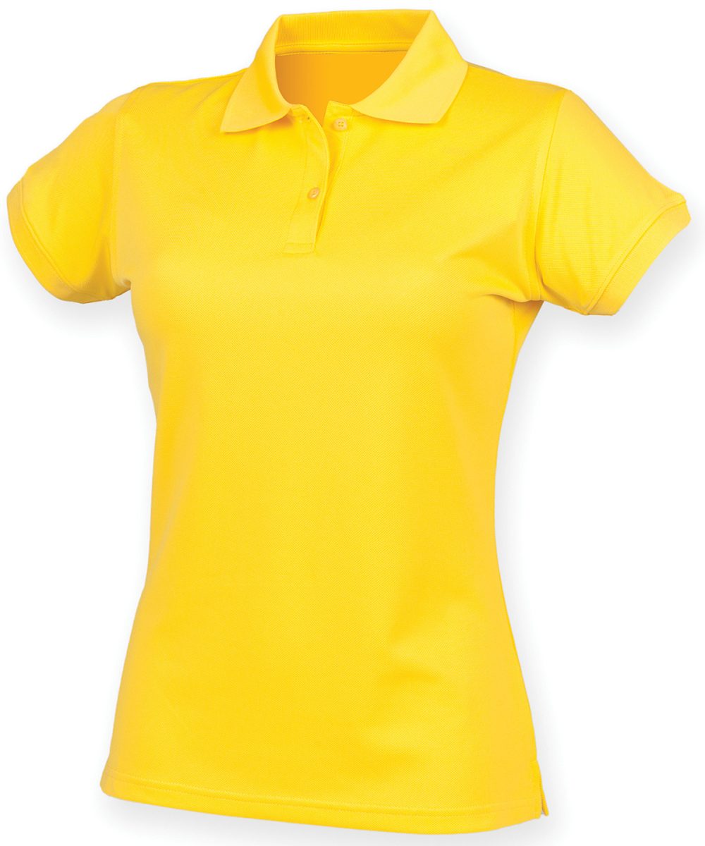 Yellow Women's Coolplus® polo shirt